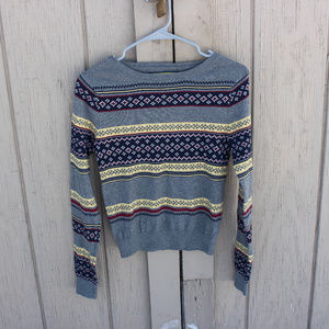 Cute Yellow and Grey Sweatshirt